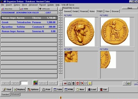 coin inventory software, ancient