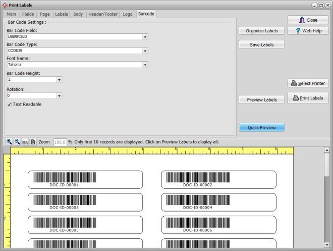 advantage, search replace, replace create bar codes print labels