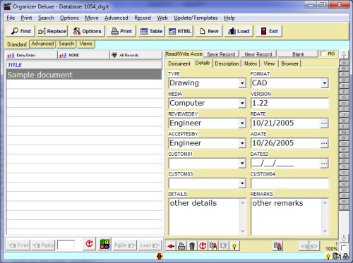 digital document manager, software