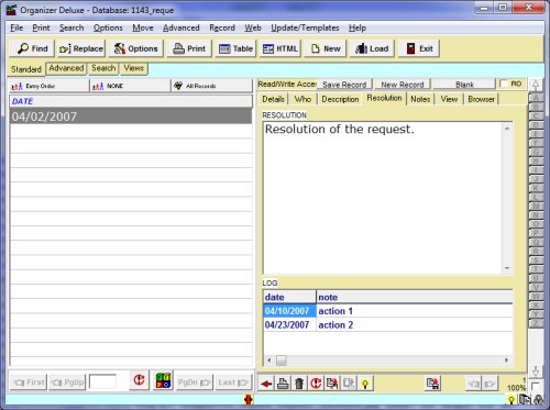 Complaints Tracking Template