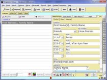 free personal directory database template for organizer deluxe and