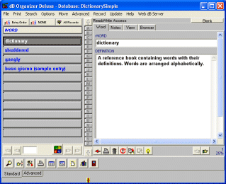 dictionary manager software solution simple