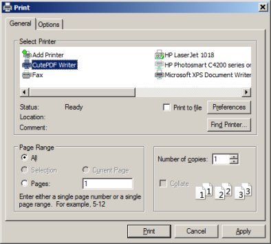 save business document as a pdf file