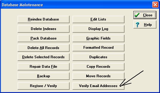 email list manager, verify email addresses