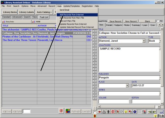 library assistant autocataloging