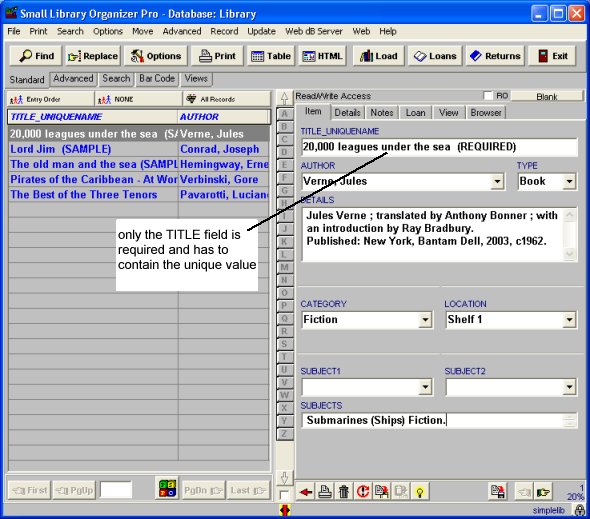 library database
