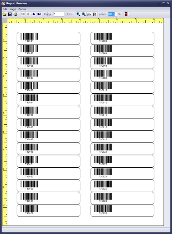 bar code label template avery 5066