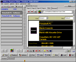 Address Organizer Deluxe 4.12 screenshot