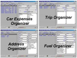 Organize car expenses, business trips, service contacts.