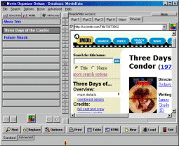 Movie Organizer Deluxe screen shot