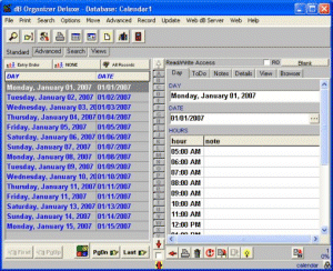 Calendar Organizer Deluxe 4.11 screenshot