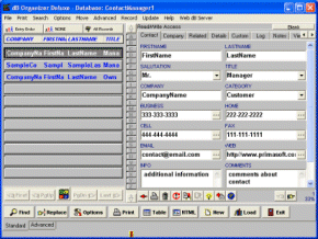 Contact software for Windows users. Screen Shot