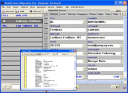 Employee, personnel manager: software for Windows.