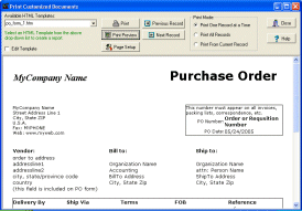 Purchase Order Organizer Pro screen shot