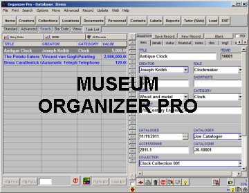 Small Museum Organizer Pro screenshot