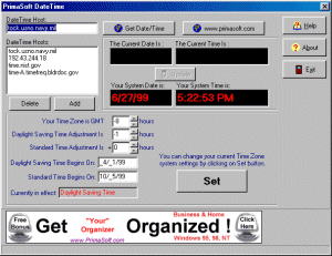 DateTime - Set your desktop correct date time from web.