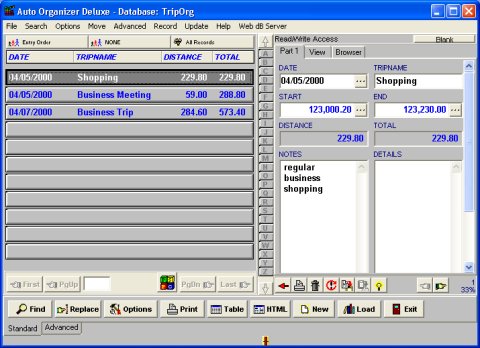 Auto maintenance software solution template
