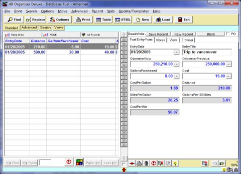 Auto maintenance software solution template