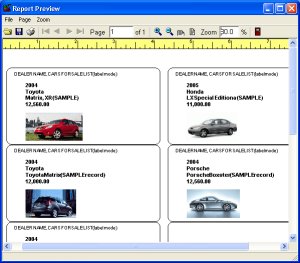 print car catalog