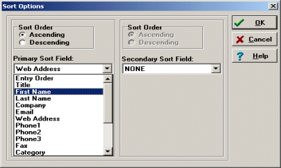 Catalog  software filter