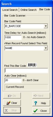 search library items by barcode number