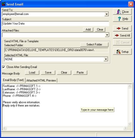 Simple Employee Phone Directory, software for windows