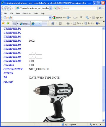 equipment browser viewer