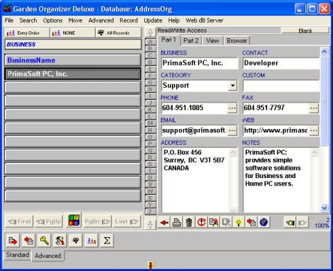 Garden Maintenance software solution template