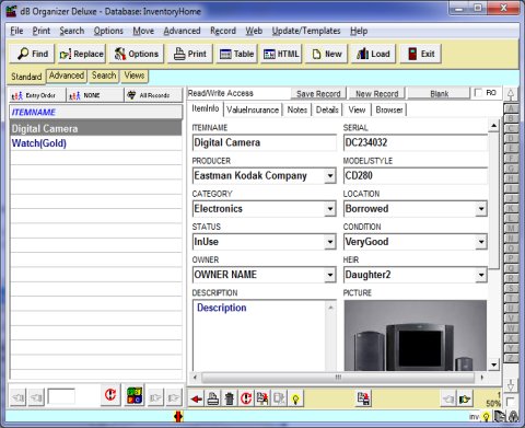 Inventory software solution template