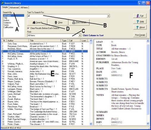 library search opac