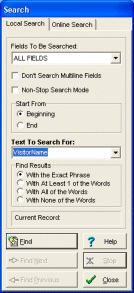 search messages