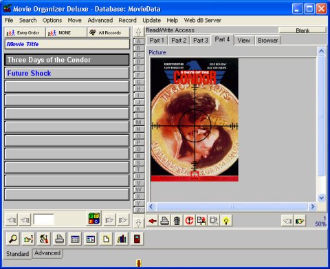 Movie software solution template