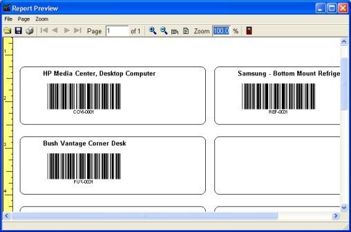stockroom inventory print barcode labels