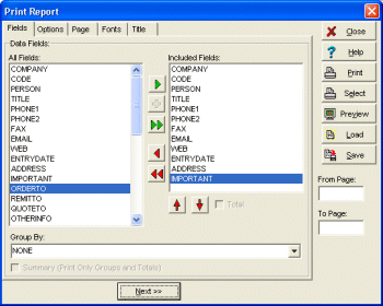 vendor software define report