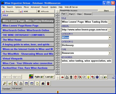 Wine software solution template