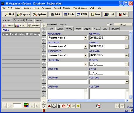 bug, error tracker