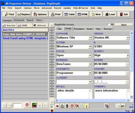 bug error tracking software
