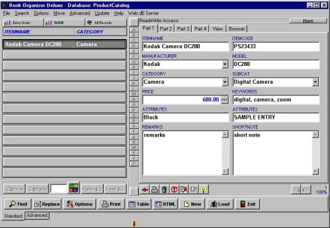 Product Catalog