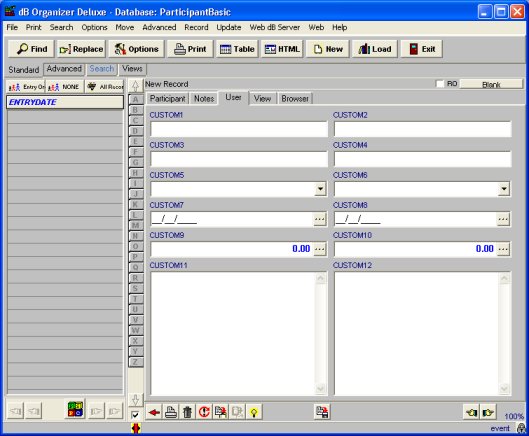 user fields