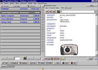 Inventory Organizer Template