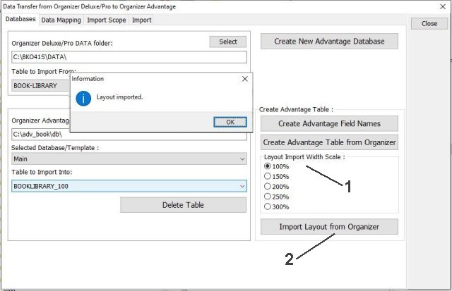 import layout