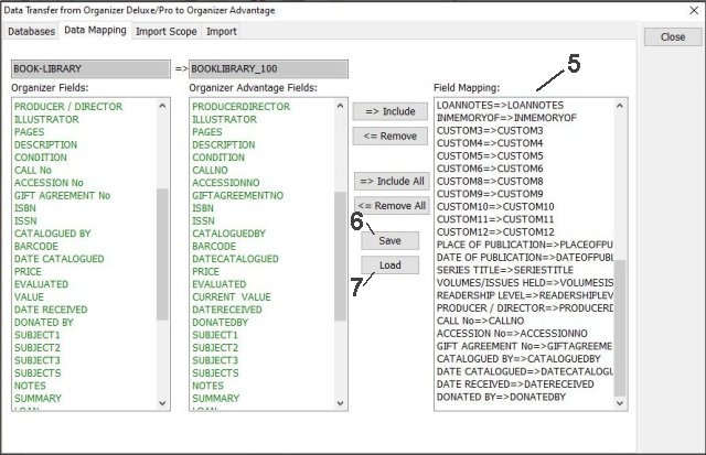 verify data mapping