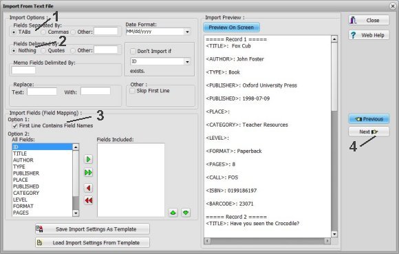 import sample, import options