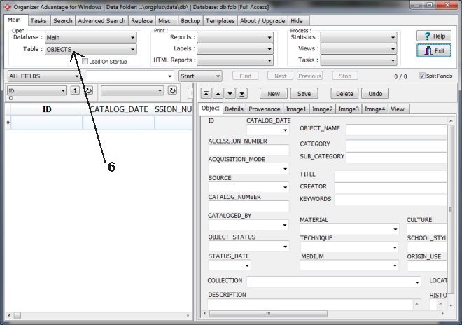 copy table, result