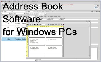 address book sofware for Windows PCs
