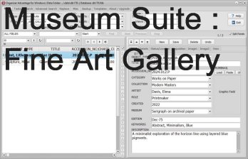 fine art gallery organizer advantage
