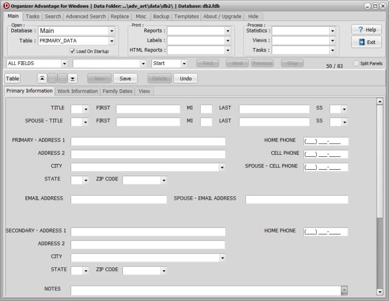 home windows network, address book database