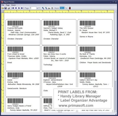 barcode labels