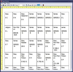 labels small, 48 per sheet, 1-1/3 X4