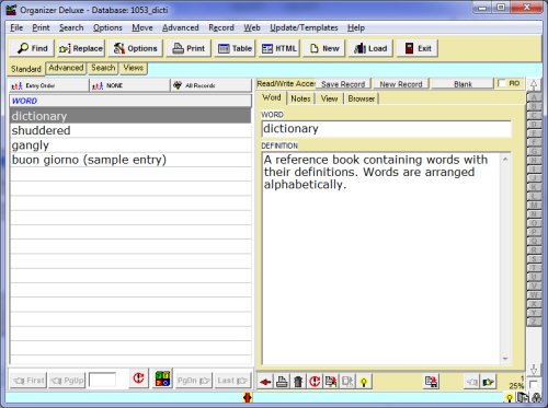 dictionary manager software solution simple